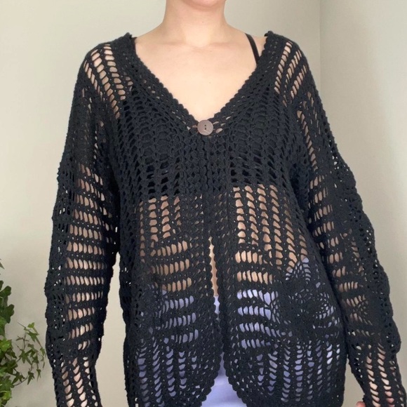 Crochet Cardigan - Picture 2 of 4